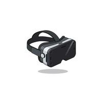 Virtual Reality Headset Technology Illustration for Gaming and Technology Concepts vector