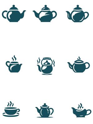 Ceramic Symphony Teapot Collection Logo Design