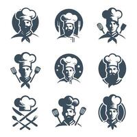 Plates of Perfection Chef Collection Logo Design vector