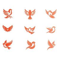 The Skys Call Sparrow Collection Logo Design vector