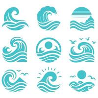 The Tidal Wave Collection Logo Design vector