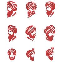 Turban Majesty Collection Logo Design vector
