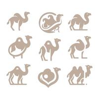 Sands of Serenity Camel Collection Logo Design vector