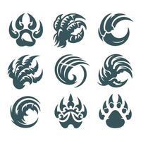 Sharp Essence Claw Collection Logo Design vector