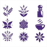 Ember Flora collestion design vector