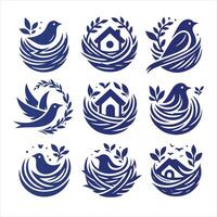 Nest Nest collection design vector