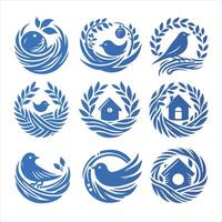 Nest Vibe collection design vector