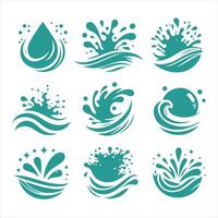 Drizzle Design collection logo vector