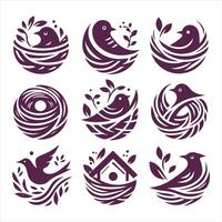 Pure Nest collection design vector