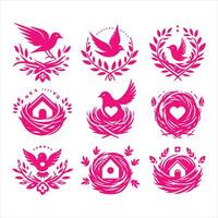 Nest Craft collection vector