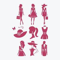 The Modish Lady collestion design vector