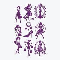 Femme Luxe collection design vector