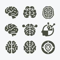 Neural Path collection logo design vector