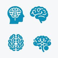 Neuro Spark collection logo design vector