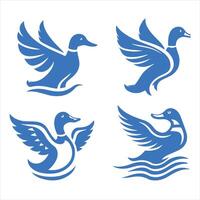 Duckling Dreams collection logo design vector