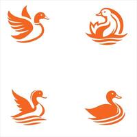 The Duck Den collection logo design vector