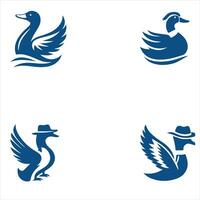 Duck Pond collection logo design vector