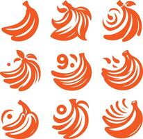 Chiqui Banana collection logo design vector