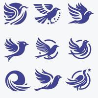Falcon Nest collection logo design vector
