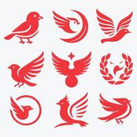 Eagle Song collection logo design vector