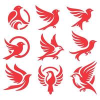 Sky Wing collection logo design vector