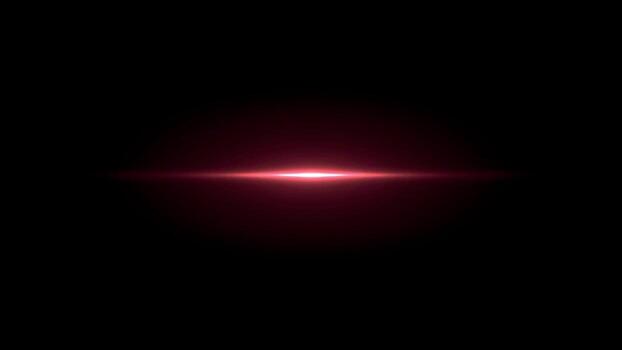 Horizontal Red Light Streak on Dark Background vector