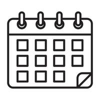 Calendar schedule and planning icon. vector