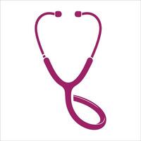 A stethoscope icon on a white background vector