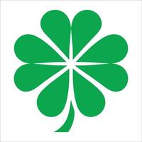 A four leaf clover symbol on a white background vector