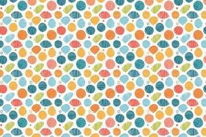 A colorful pattern with circles and dots vector