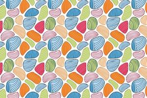 A colorful pattern with many different shapes vector
