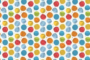 A pattern with colorful eggs on it vector