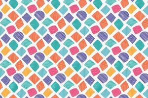 A colorful pattern with geometric shapes vector