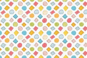 Abstract easter egg pattern on white background vector