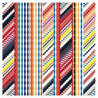 beautiful print, Zig zag seamless pattern, Colorful abstract pattern with staggered, variegated diamond shapes and wavy lines. vector