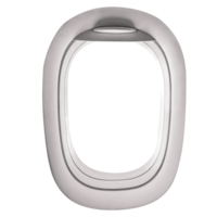 An image featuring an airplane window set against a transparent background png