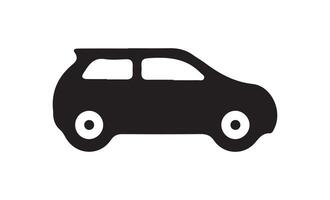 Simple car icon collection isolated on a white background. vector