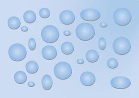 Blue water drop background vector
