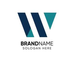 W P logo design w p minimalist logo design template vector