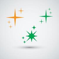 set star logo Design Icon Template vector