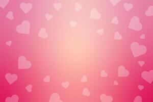 abstract background in crimson tones with the image of hearts in a circle with free space in the middle vector