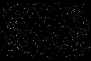 Gold stars on black background vector