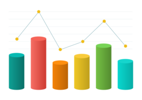 Business infographic bar chart.report, presentation, Data, Milestone, and Infographic. png