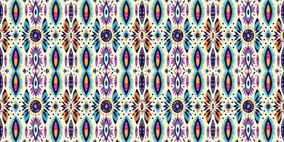 Seamless batik pattern,Seamless tribal batik pattern,and Seamless colorful pattern resemble ethnic boho, Aztec,and ikat styles.designed for use in wallpaper,fabric,curtain,carpet vector