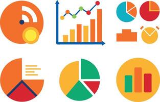Data Economy Graph vector