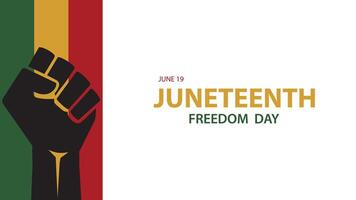 Juneteenth abstract background design,freedom day vector
