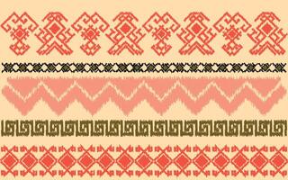Elegant Textile Border with Floral Motif.Vintage Textile Border for Classic Designs.Colorful Textile Border with Geometric Patterns vector