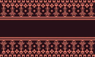 Elegant Textile Border with Floral Motif.Vintage Textile Border for Classic Designs.Colorful Textile Border with Geometric Patterns vector