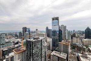Montreal Canada Quebec downtown on 2024-06-06 from 44th floor photo