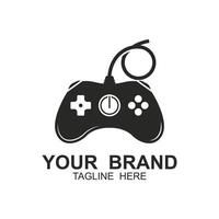 Game Console ,Game Controller Illustration symbol template. tihs logo ideal for gaming and entertainment industry vector